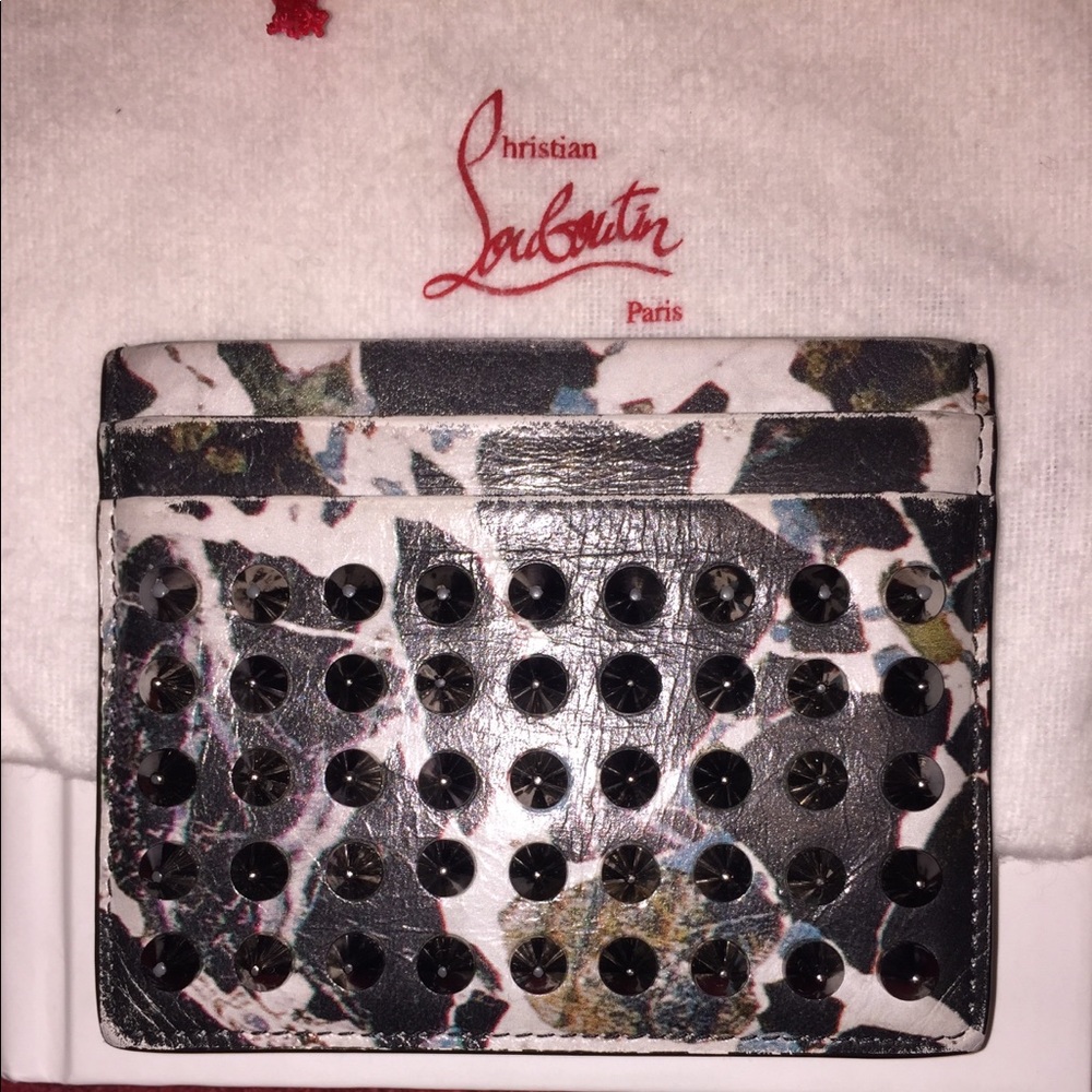 SOLD-Genuine Louboutin Card Holder